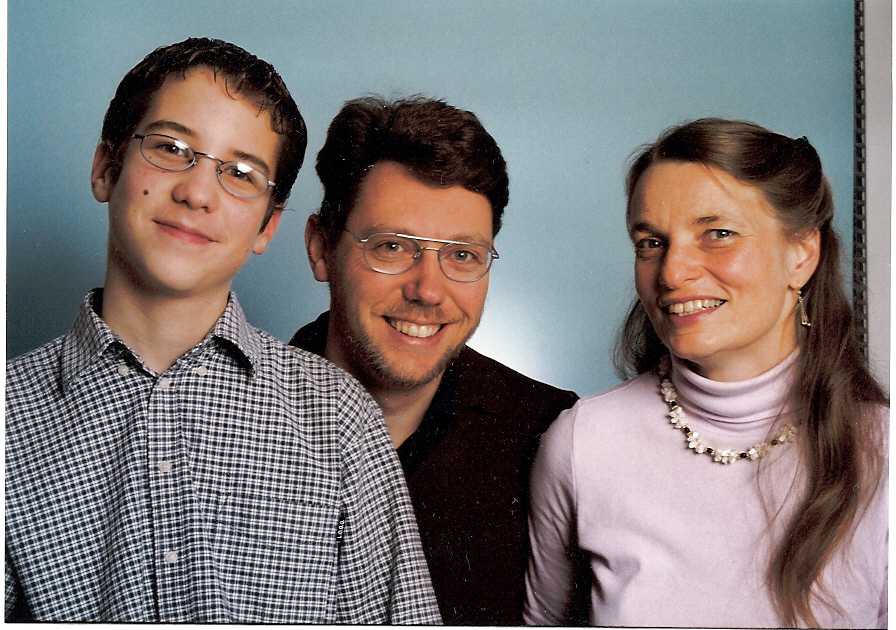 L to R Daniel, Peter, Heidrun